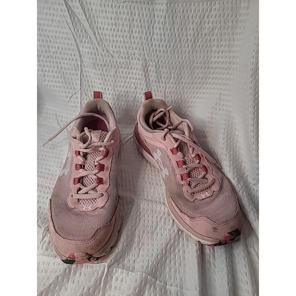 Under Armour Charged Assert 9 Womens Pink Running‎ Shoes 3024853-601 Size 9.5